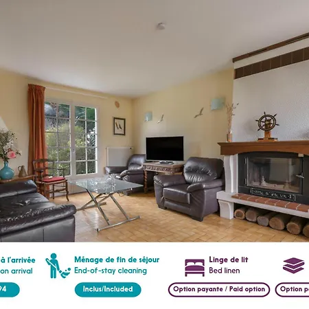 400m De La Plage, Pointe St Gildas, Maison Pour 6 Nyaraló *