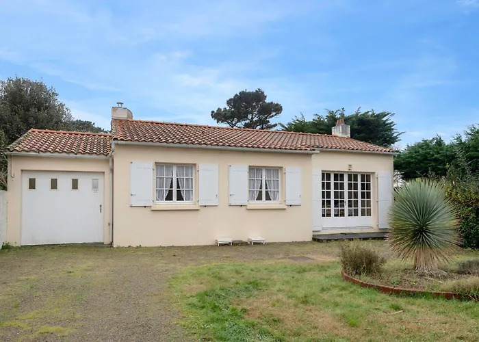 400m De La Plage, Pointe St Gildas, Maison Pour 6 Préfailles